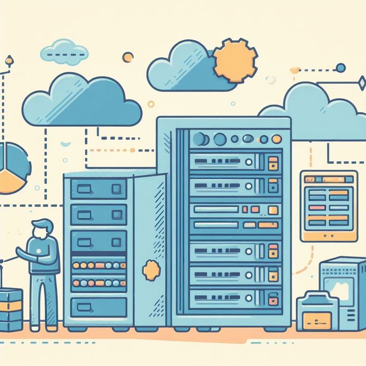 How is server monitoring and performance optimization managed? Are there any automated monitoring tools in place?